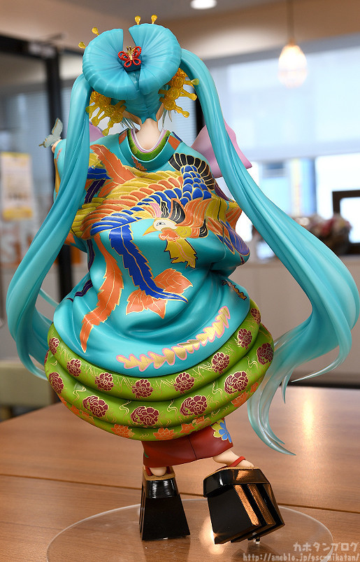 Vocaloid - Hatsune Miku - 1/7 - Chokabuki Kuruwa Kotoba Awase Kagami Ver. (Good Smile Company) photo 9