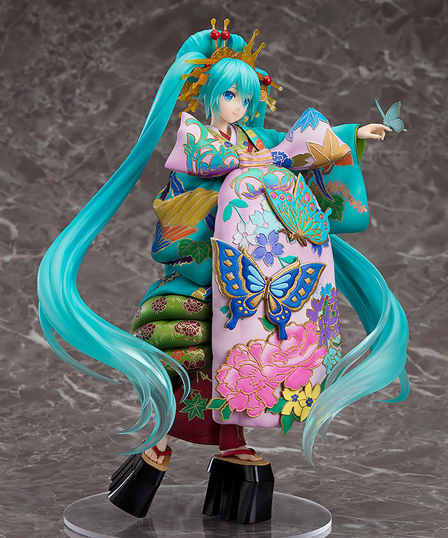 Vocaloid - Hatsune Miku - 1/7 - Chokabuki Kuruwa Kotoba Awase Kagami Ver. (Good Smile Company) photo 11