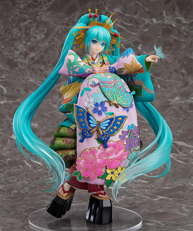 Vocaloid - Hatsune Miku - 1/7 - Chokabuki Kuruwa Kotoba Awase Kagami Ver. (Good Smile Company) photo 12