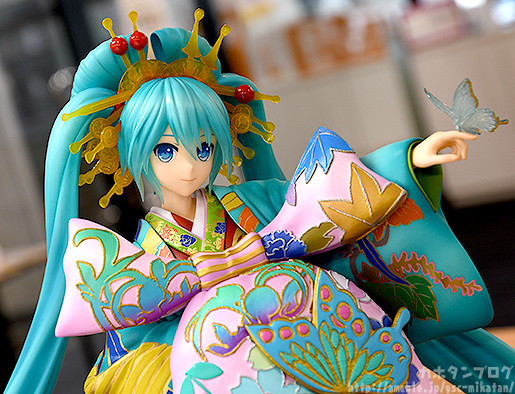 Vocaloid - Hatsune Miku - 1/7 - Chokabuki Kuruwa Kotoba Awase Kagami Ver. (Good Smile Company) photo 13