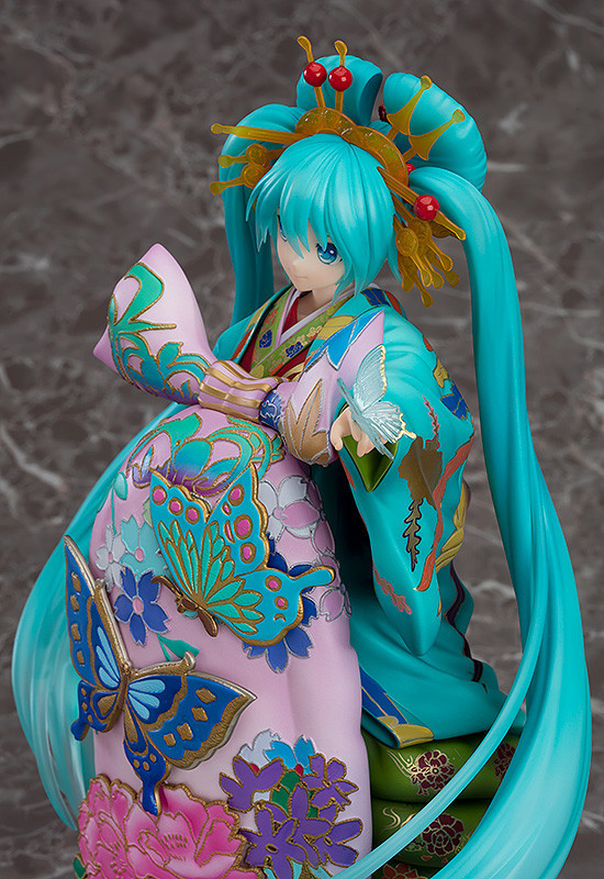Vocaloid - Hatsune Miku - 1/7 - Chokabuki Kuruwa Kotoba Awase Kagami Ver. (Good Smile Company) photo 16
