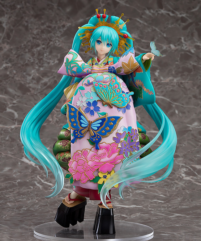 Vocaloid - Hatsune Miku - 1/7 - Chokabuki Kuruwa Kotoba Awase Kagami Ver. (Good Smile Company) photo 17