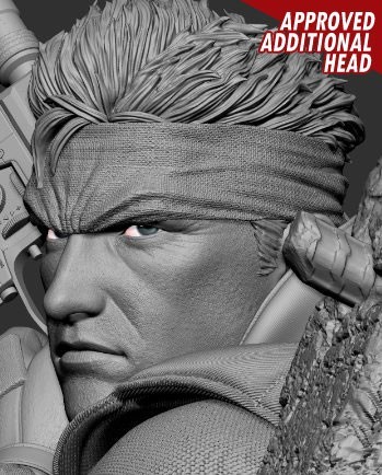 Metal Gear Solid - Solid Snake - 1/4 - Stealth Camouflage Edition (First 4 Figures) photo 2