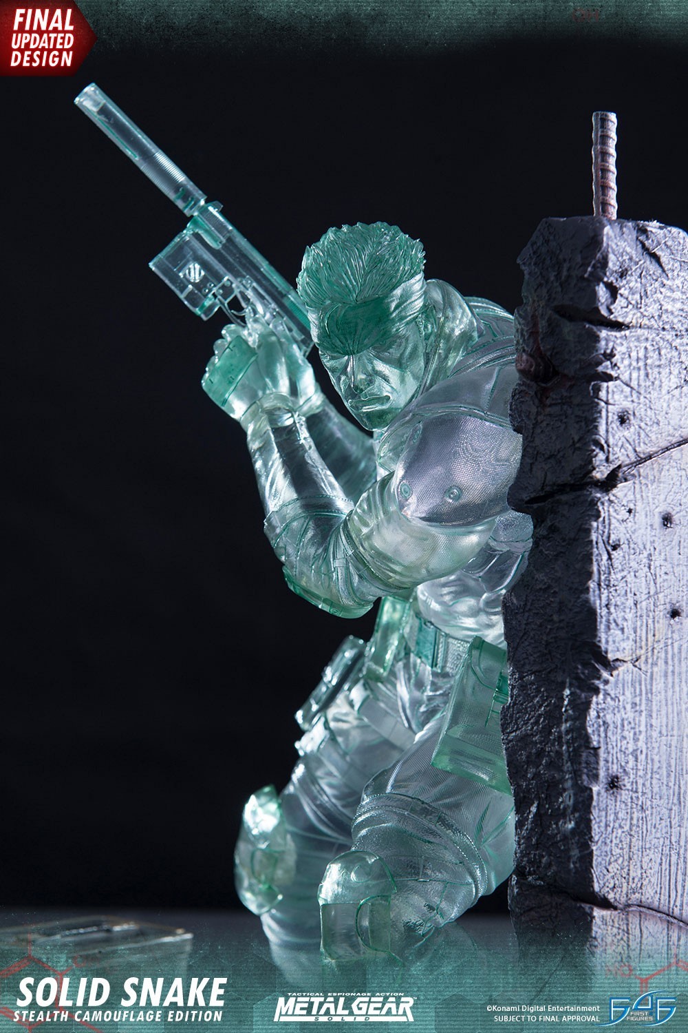 Metal Gear Solid - Solid Snake - 1/4 - Stealth Camouflage Edition (First 4 Figures) photo 3