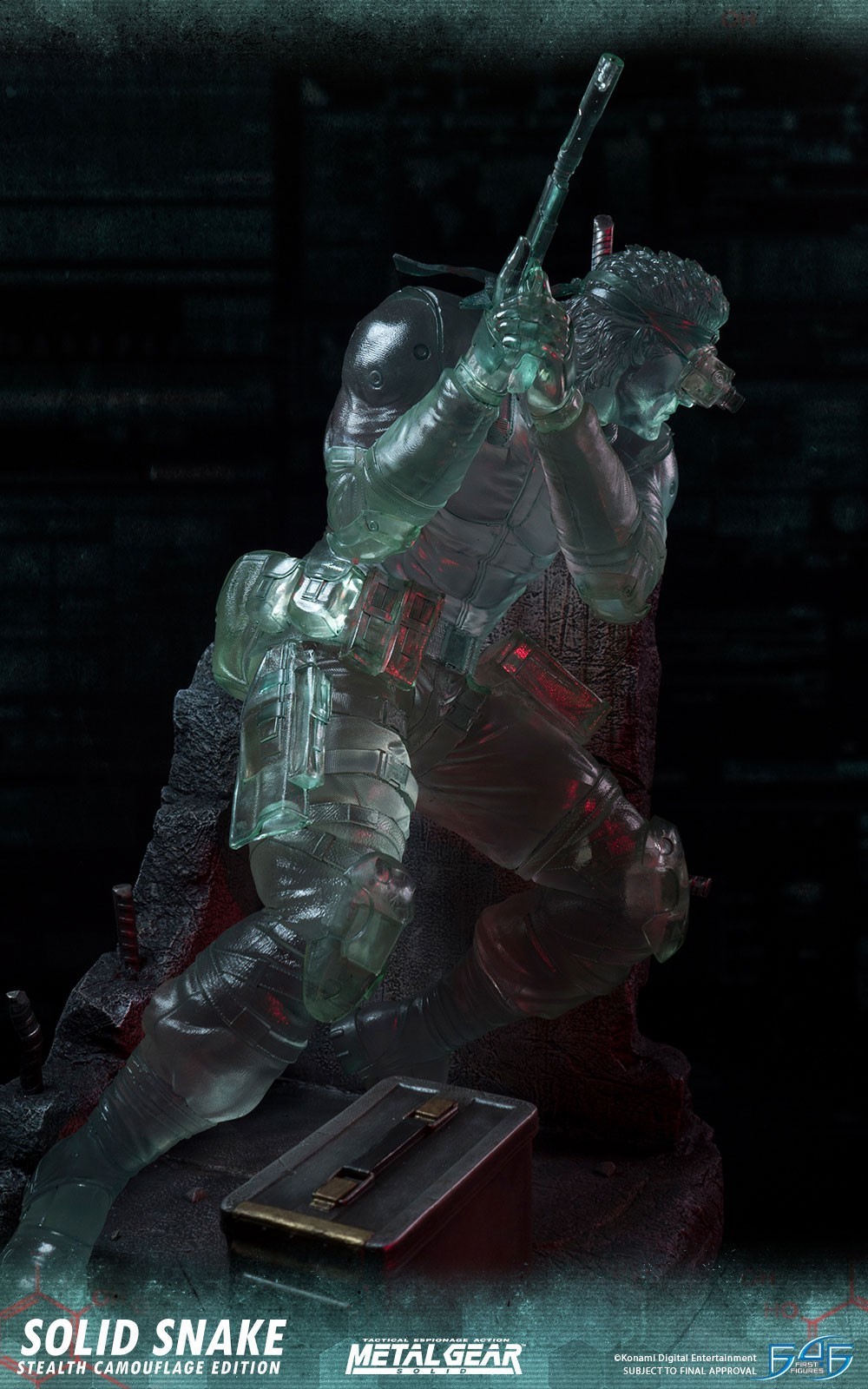 Metal Gear Solid - Solid Snake - 1/4 - Stealth Camouflage Edition (First 4 Figures) photo 5