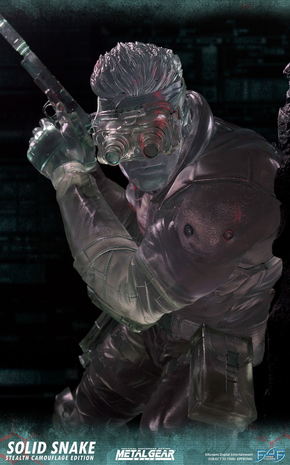 Metal Gear Solid - Solid Snake - 1/4 - Stealth Camouflage Edition (First 4 Figures) photo 7
