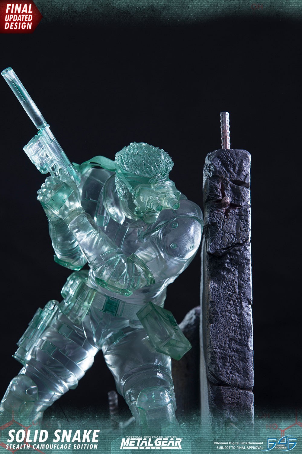 Metal Gear Solid - Solid Snake - 1/4 - Stealth Camouflage Edition (First 4 Figures) photo 8