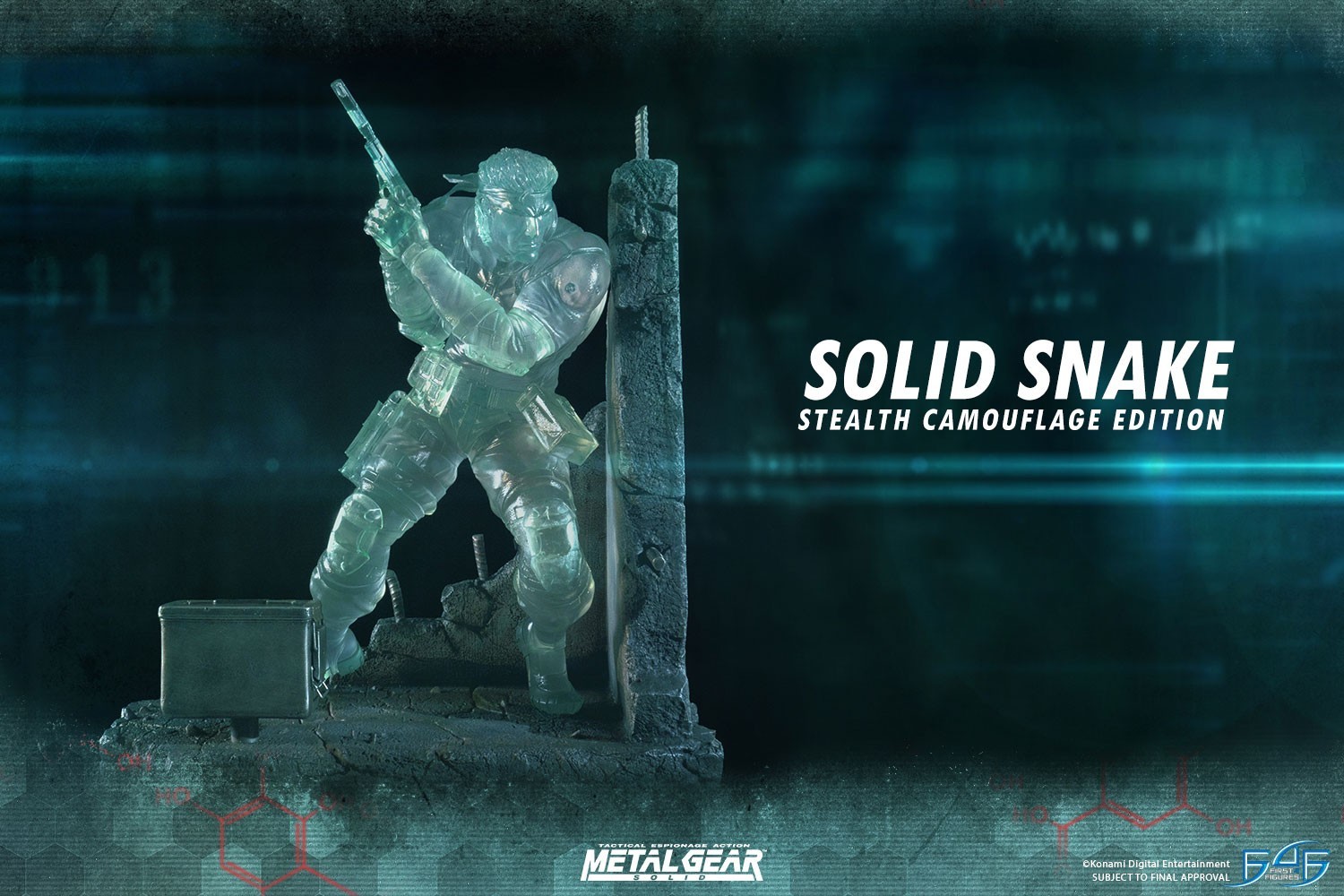 Metal Gear Solid - Solid Snake - 1/4 - Stealth Camouflage Edition (First 4 Figures) photo 9