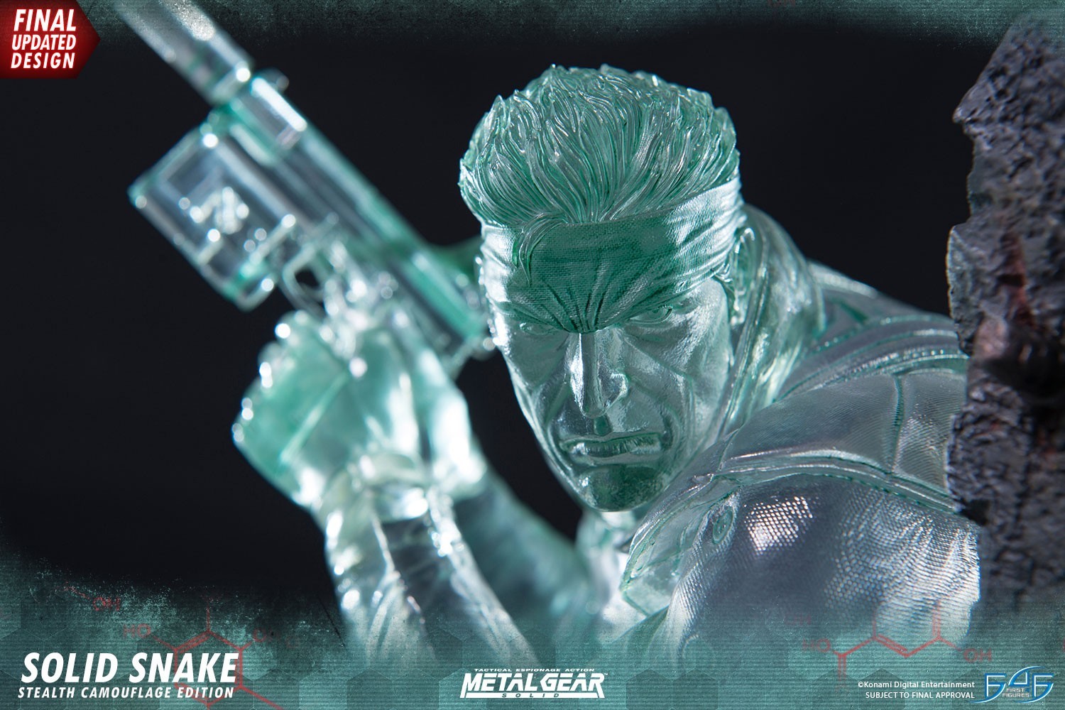 Metal Gear Solid - Solid Snake - 1/4 - Stealth Camouflage Edition (First 4 Figures) photo 10