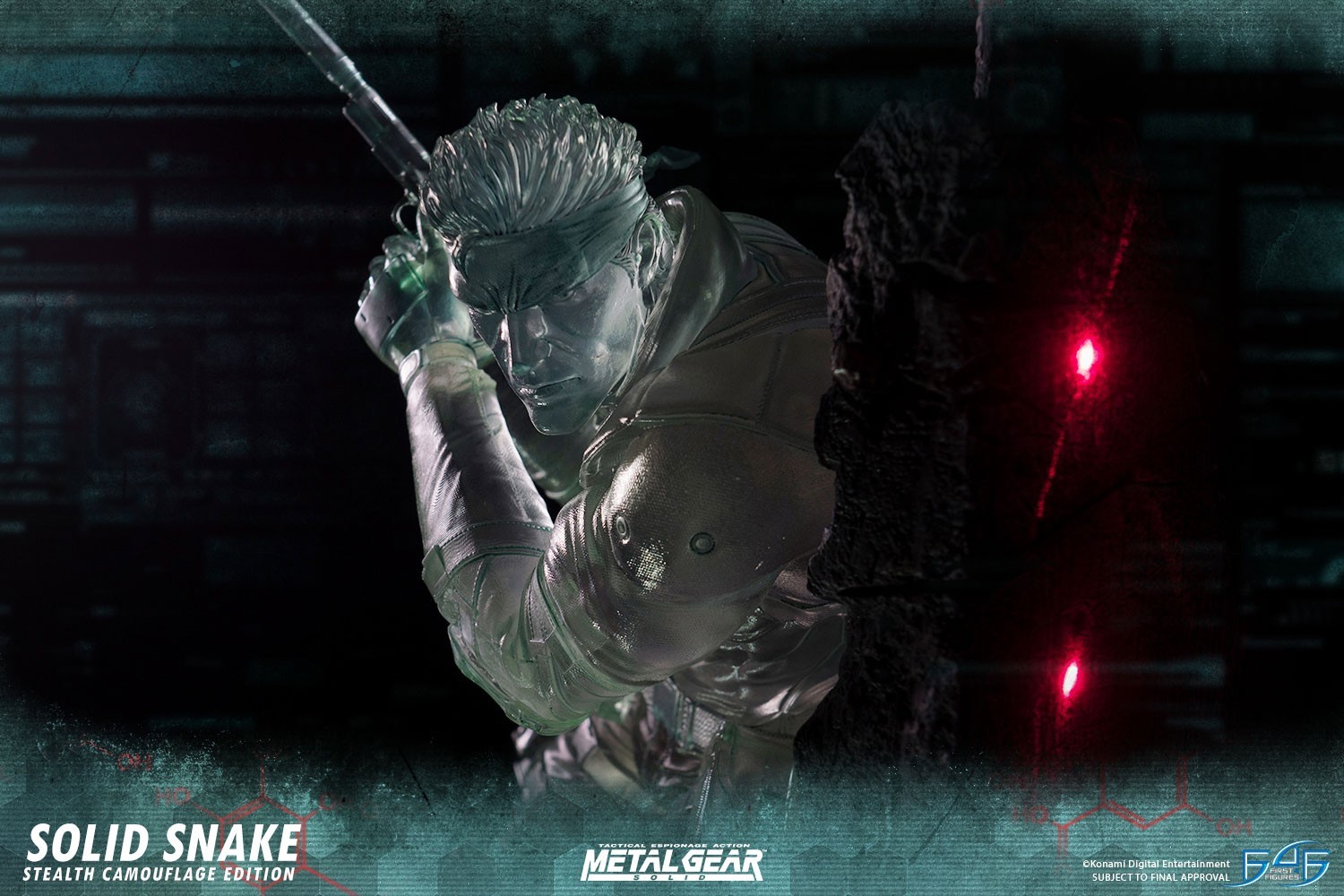 Metal Gear Solid - Solid Snake - 1/4 - Stealth Camouflage Edition (First 4 Figures) photo 12