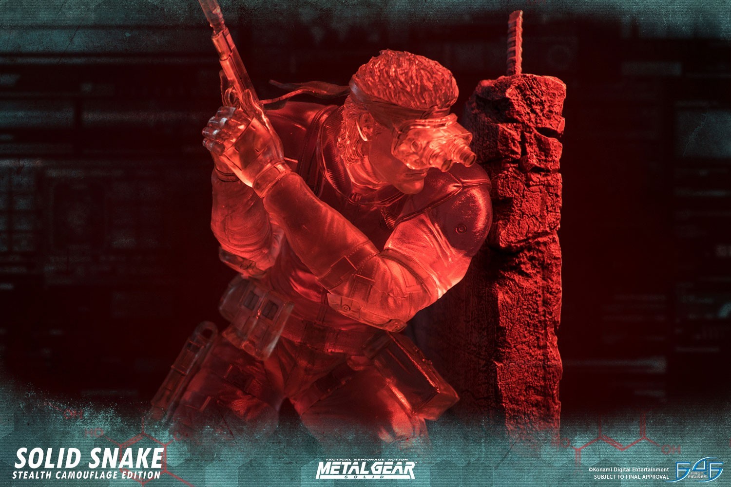 Metal Gear Solid - Solid Snake - 1/4 - Stealth Camouflage Edition (First 4 Figures) photo 13