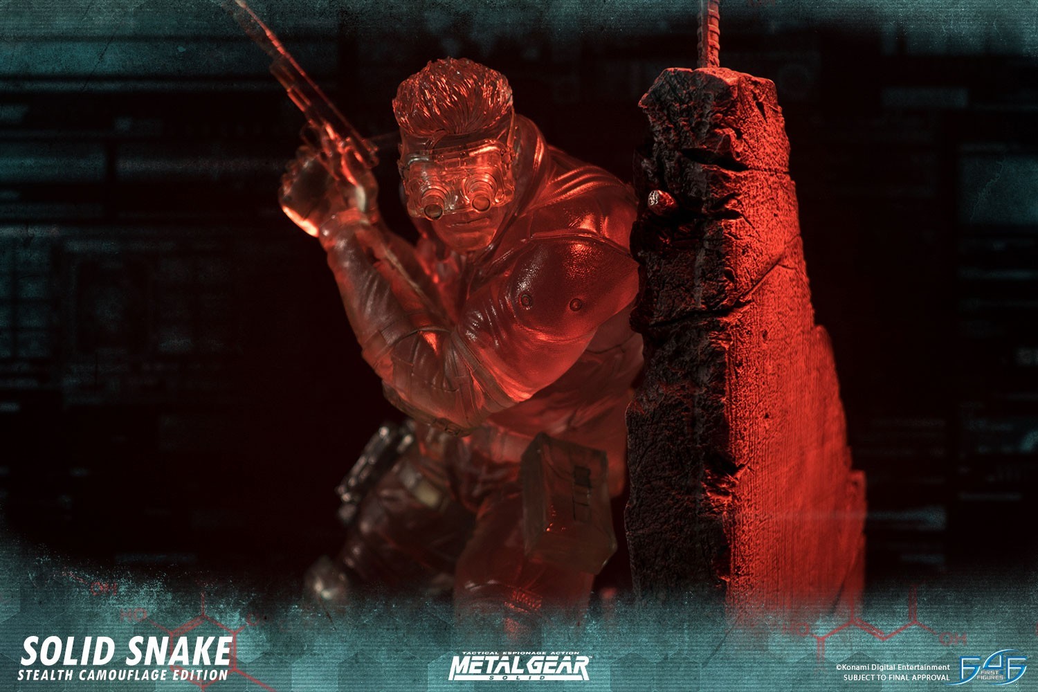 Metal Gear Solid - Solid Snake - 1/4 - Stealth Camouflage Edition (First 4 Figures) photo 14