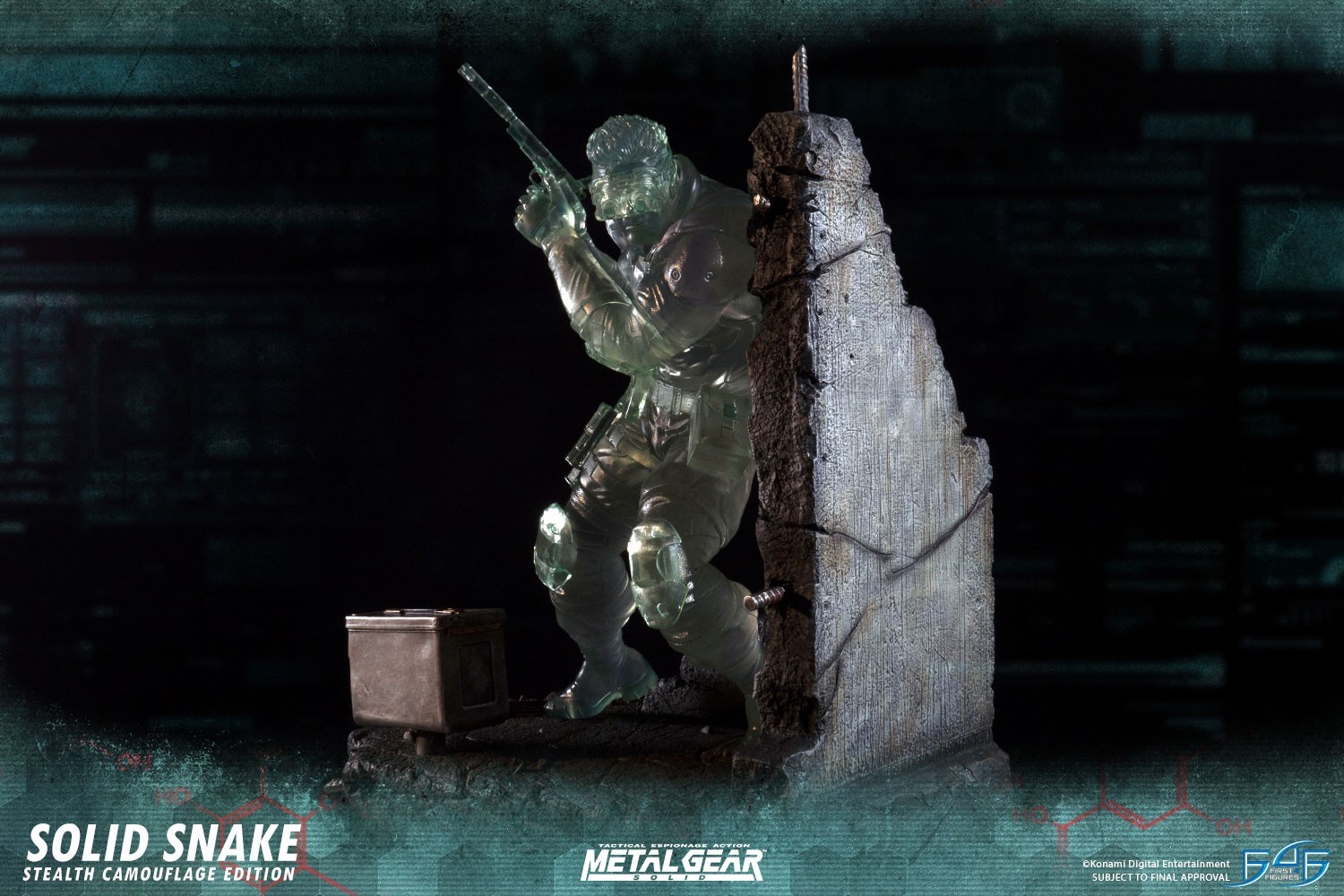 Metal Gear Solid - Solid Snake - 1/4 - Stealth Camouflage Edition (First 4 Figures) photo 15