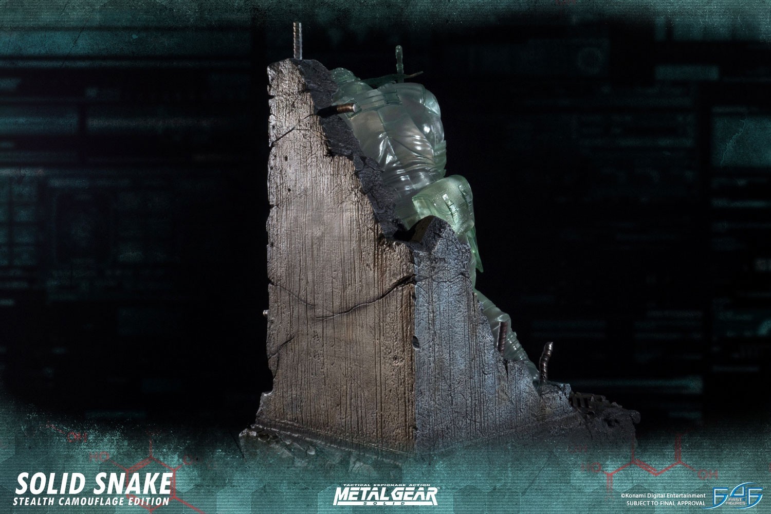 Metal Gear Solid - Solid Snake - 1/4 - Stealth Camouflage Edition (First 4 Figures) photo 16