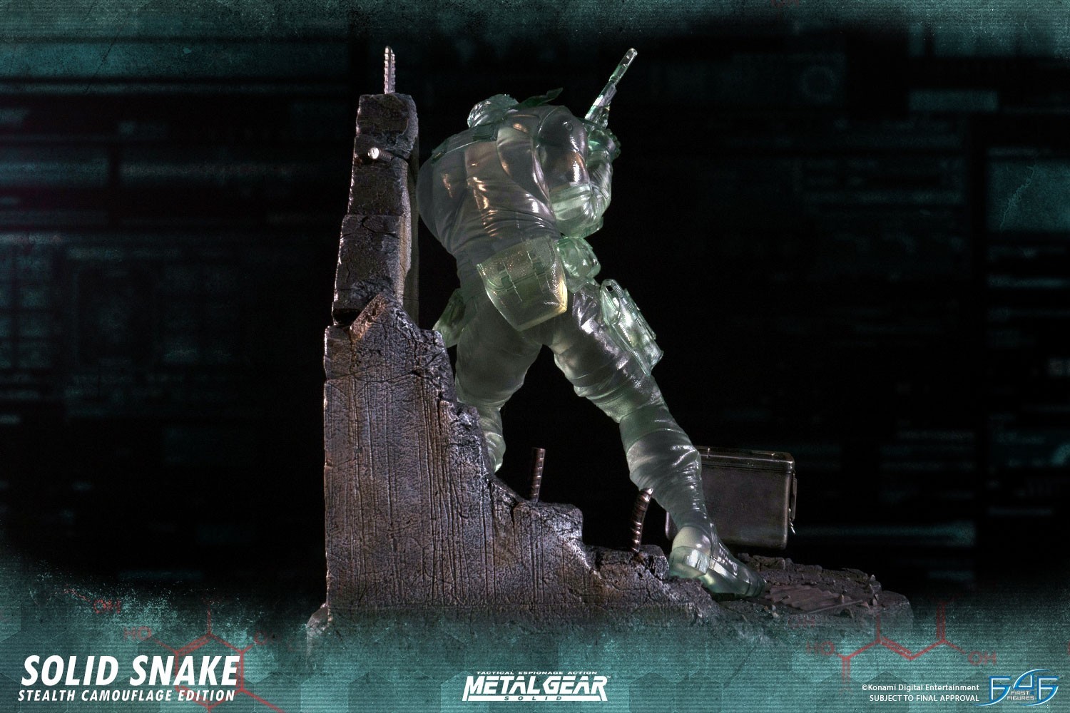 Metal Gear Solid - Solid Snake - 1/4 - Stealth Camouflage Edition (First 4 Figures) photo 17