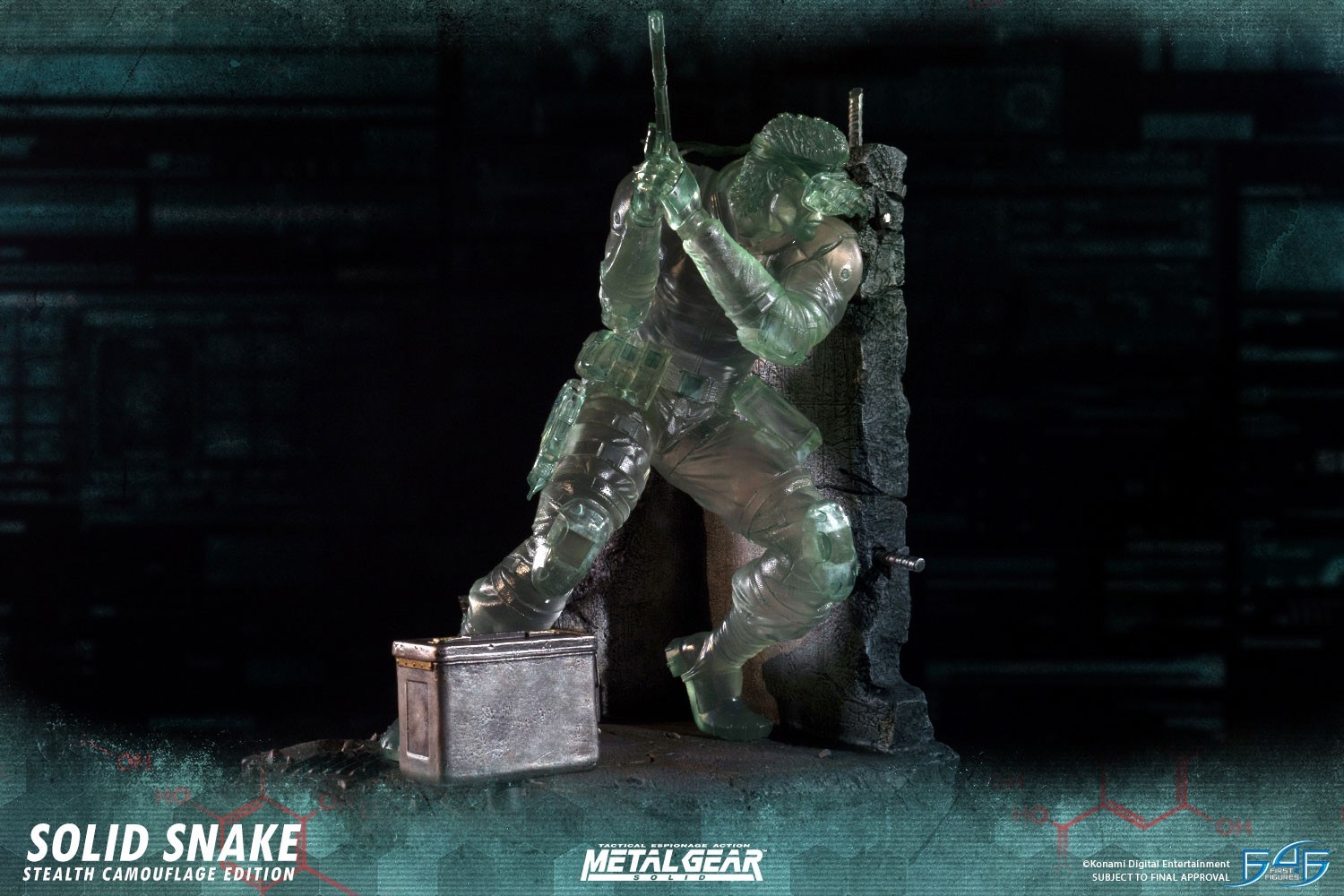 Metal Gear Solid - Solid Snake - 1/4 - Stealth Camouflage Edition (First 4 Figures) photo 19