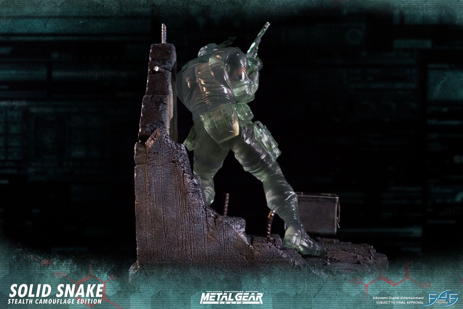 Metal Gear Solid - Solid Snake - 1/4 - Stealth Camouflage Edition (First 4 Figures) photo 21