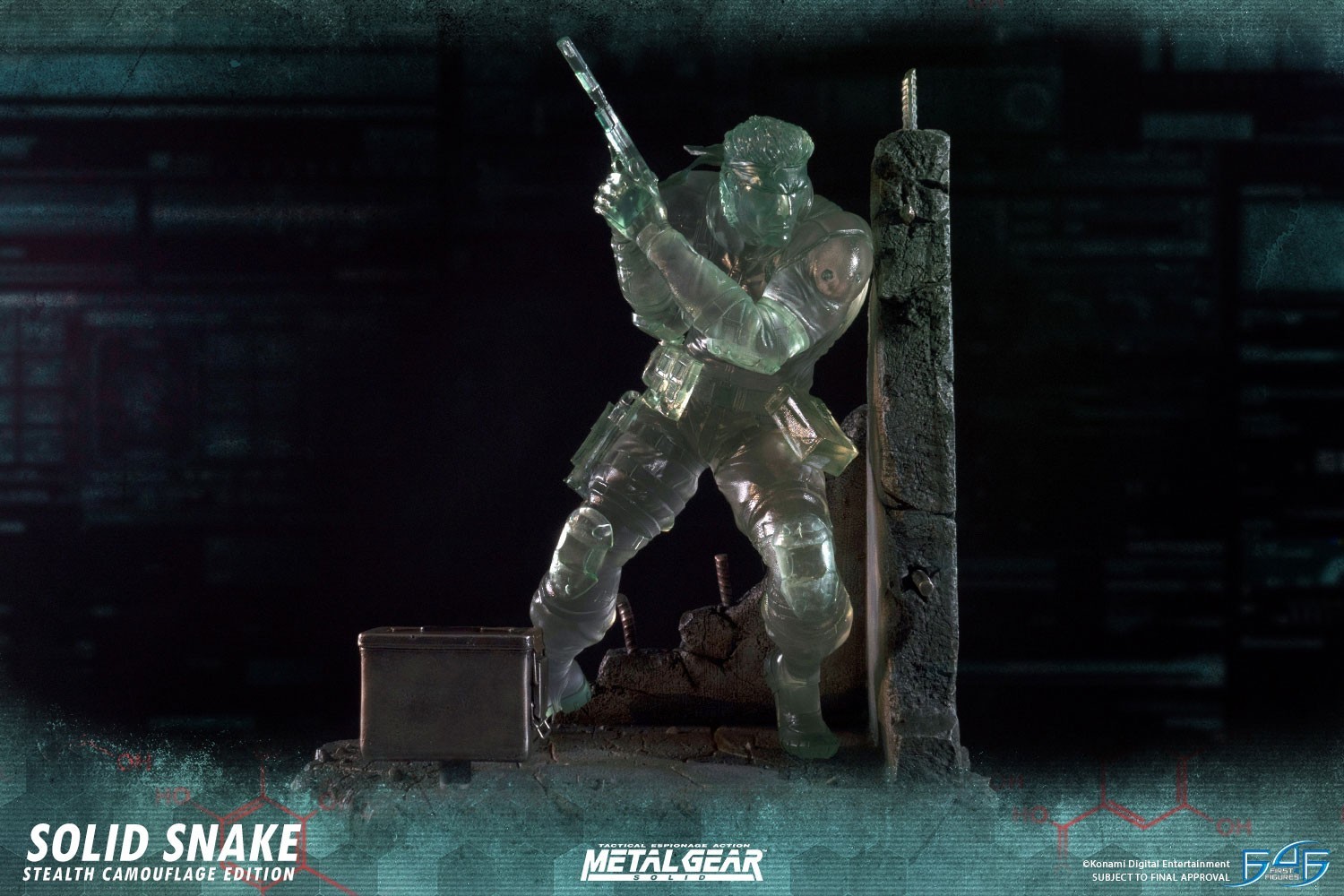Metal Gear Solid - Solid Snake - 1/4 - Stealth Camouflage Edition (First 4 Figures) photo 22