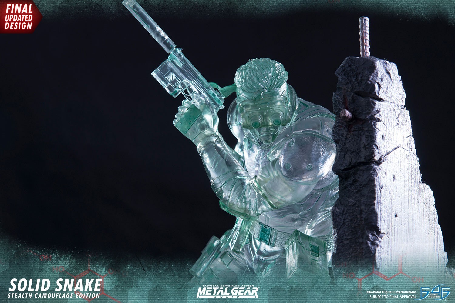 Metal Gear Solid - Solid Snake - 1/4 - Stealth Camouflage Edition (First 4 Figures) photo 26