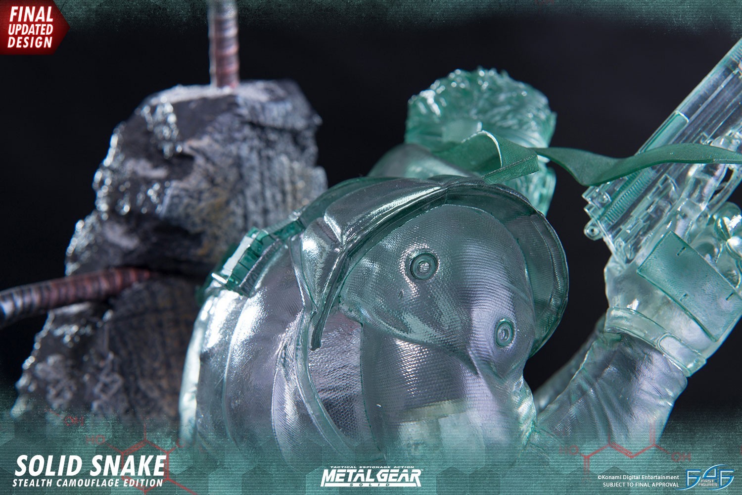 Metal Gear Solid - Solid Snake - 1/4 - Stealth Camouflage Edition (First 4 Figures) photo 28