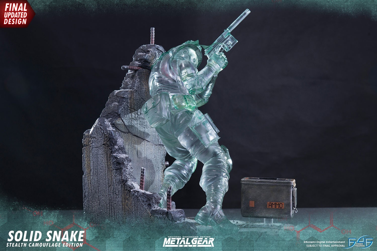Metal Gear Solid - Solid Snake - 1/4 - Stealth Camouflage Edition (First 4 Figures) photo 29