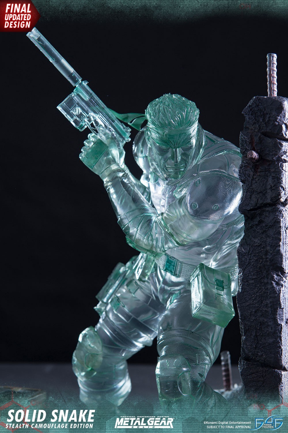 Metal Gear Solid - Solid Snake - 1/4 - Stealth Camouflage Edition (First 4 Figures) photo 30