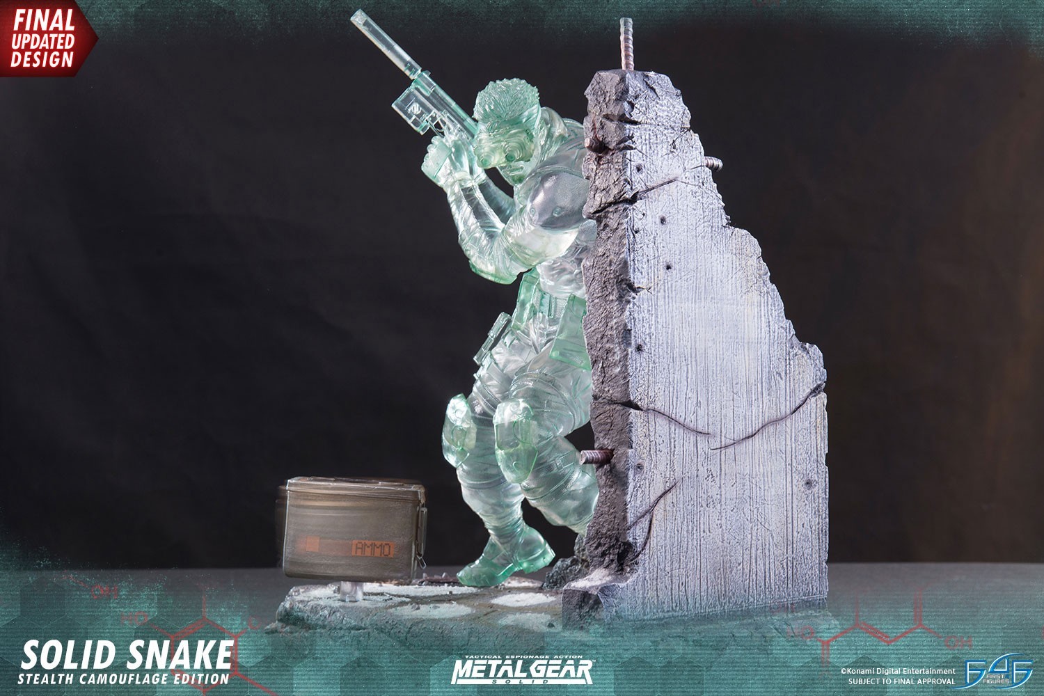 Metal Gear Solid - Solid Snake - 1/4 - Stealth Camouflage Edition (First 4 Figures) photo 31