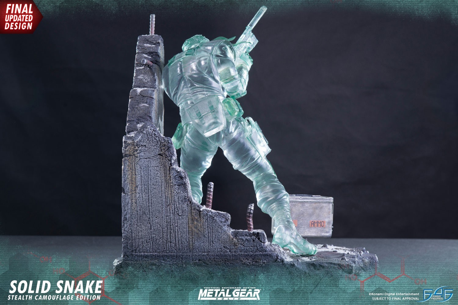 Metal Gear Solid - Solid Snake - 1/4 - Stealth Camouflage Edition (First 4 Figures) photo 32