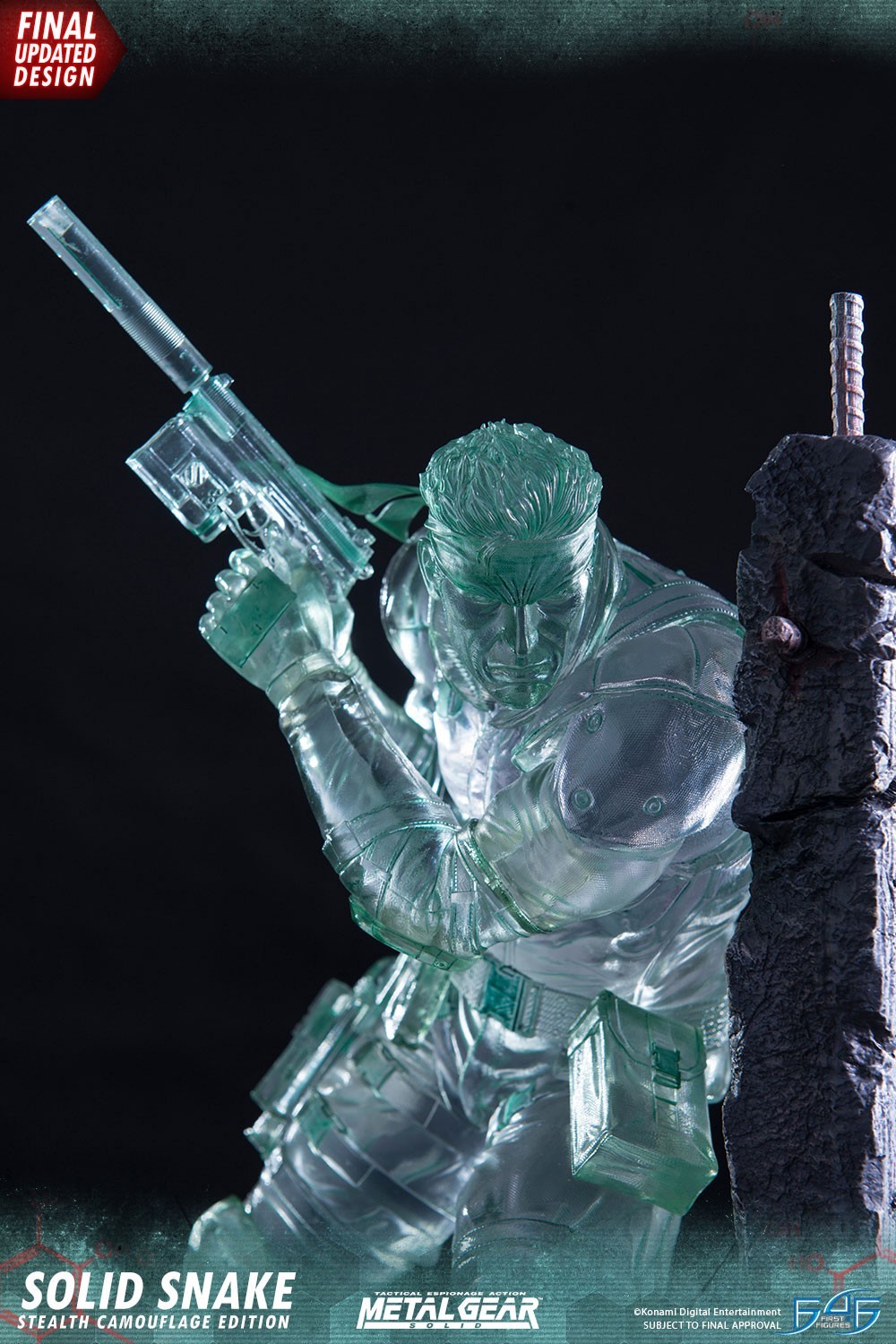 Metal Gear Solid - Solid Snake - 1/4 - Stealth Camouflage Edition (First 4 Figures) photo 33