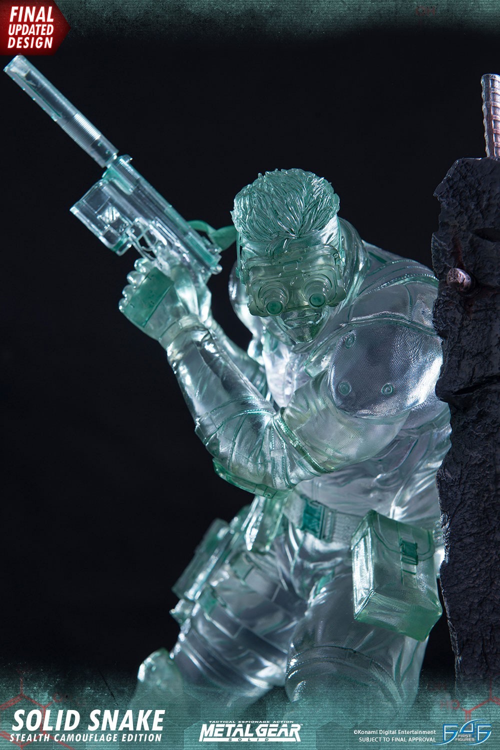 Metal Gear Solid - Solid Snake - 1/4 - Stealth Camouflage Edition (First 4 Figures) photo 34