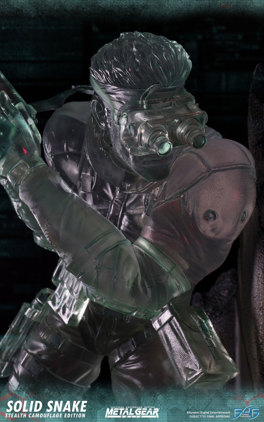 Metal Gear Solid - Solid Snake - 1/4 - Stealth Camouflage Edition (First 4 Figures) photo 45