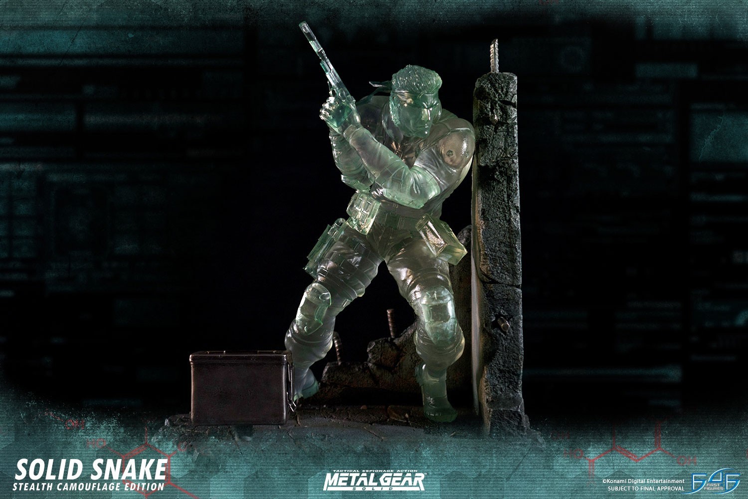 Metal Gear Solid - Solid Snake - 1/4 - Stealth Camouflage Edition (First 4 Figures) photo 46
