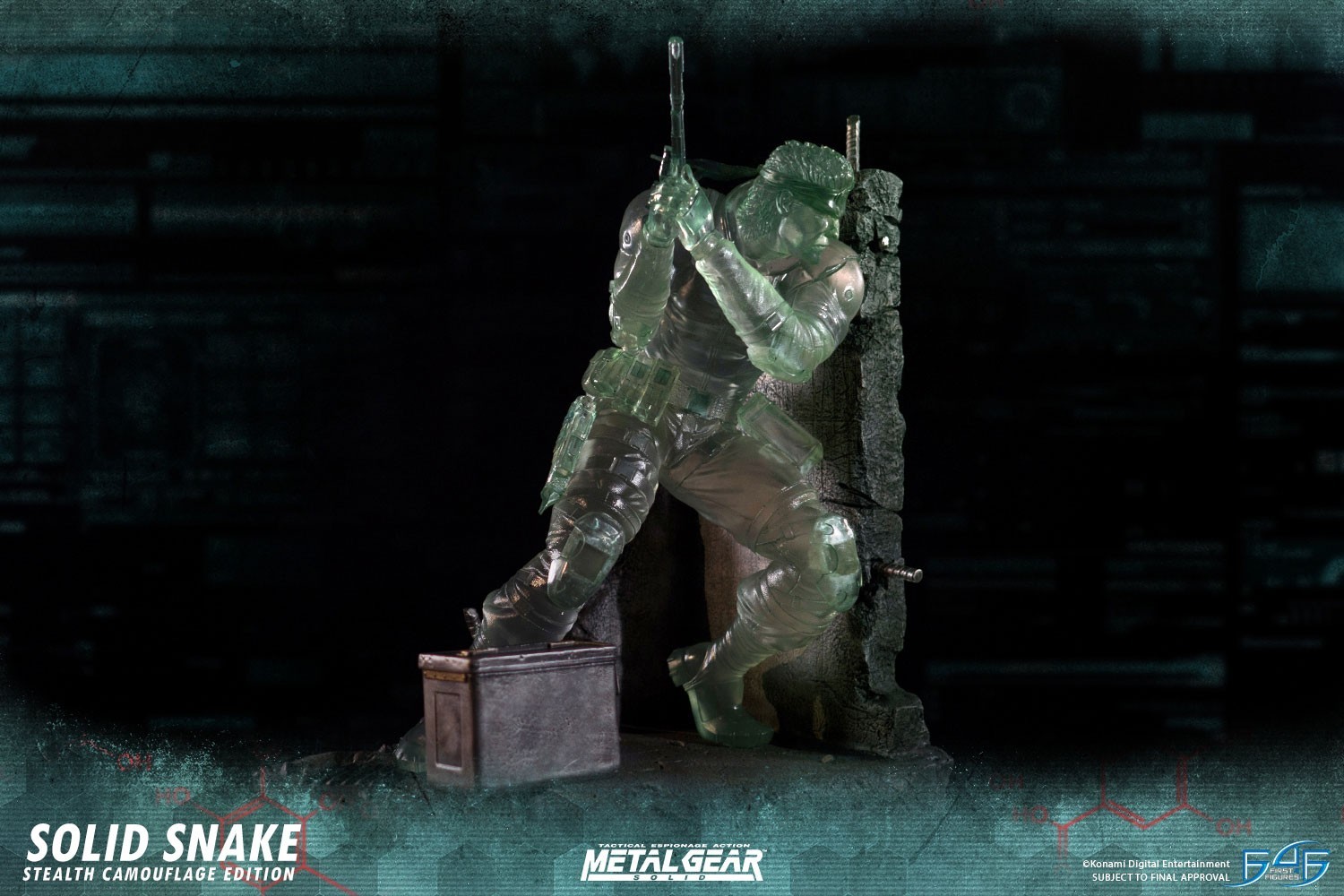 Metal Gear Solid - Solid Snake - 1/4 - Stealth Camouflage Edition (First 4 Figures) photo 47