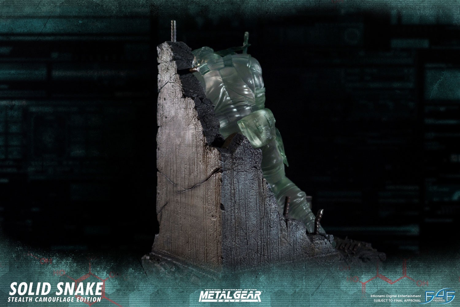 Metal Gear Solid - Solid Snake - 1/4 - Stealth Camouflage Edition (First 4 Figures) photo 48