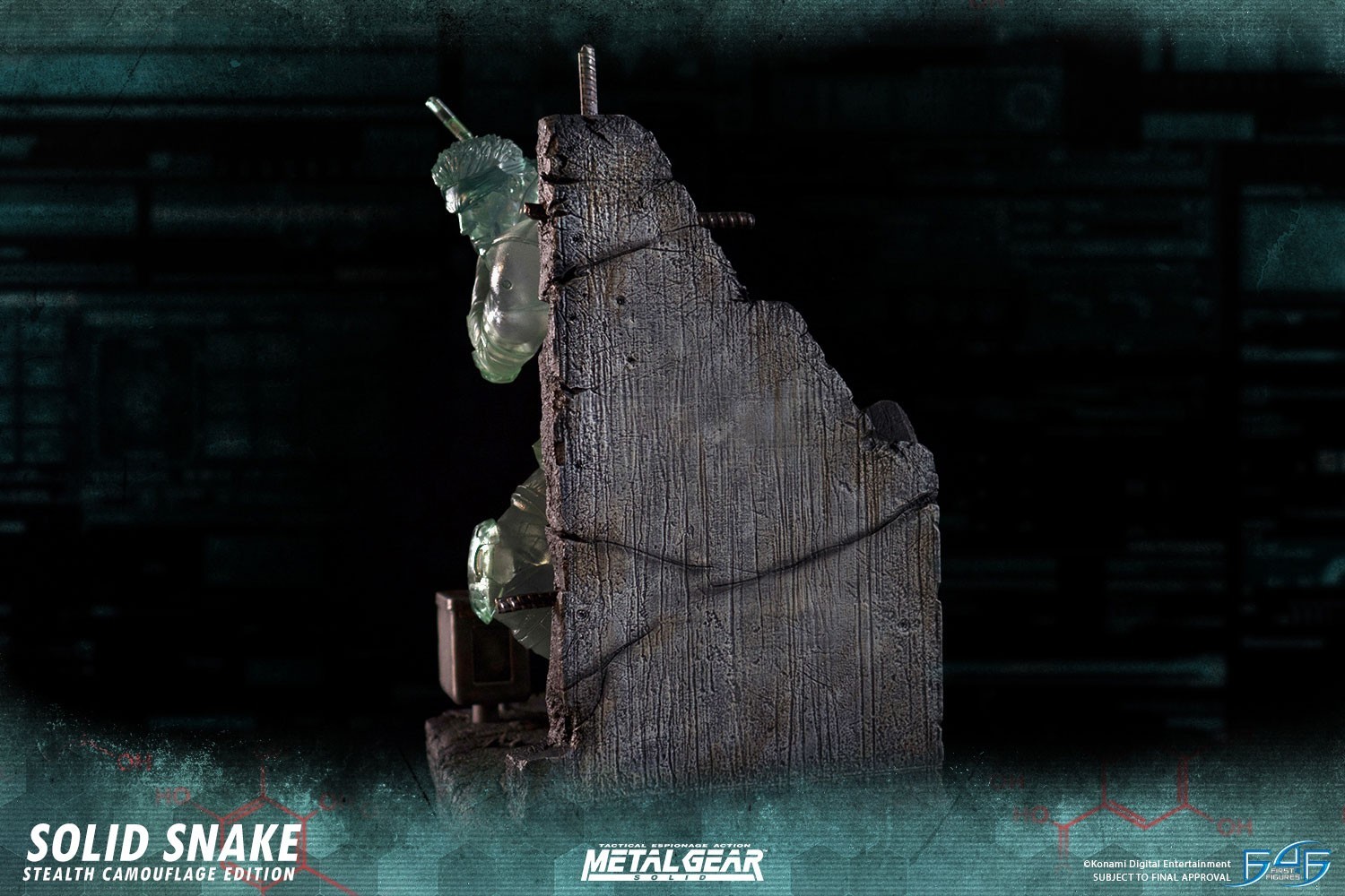 Metal Gear Solid - Solid Snake - 1/4 - Stealth Camouflage Edition (First 4 Figures) photo 49