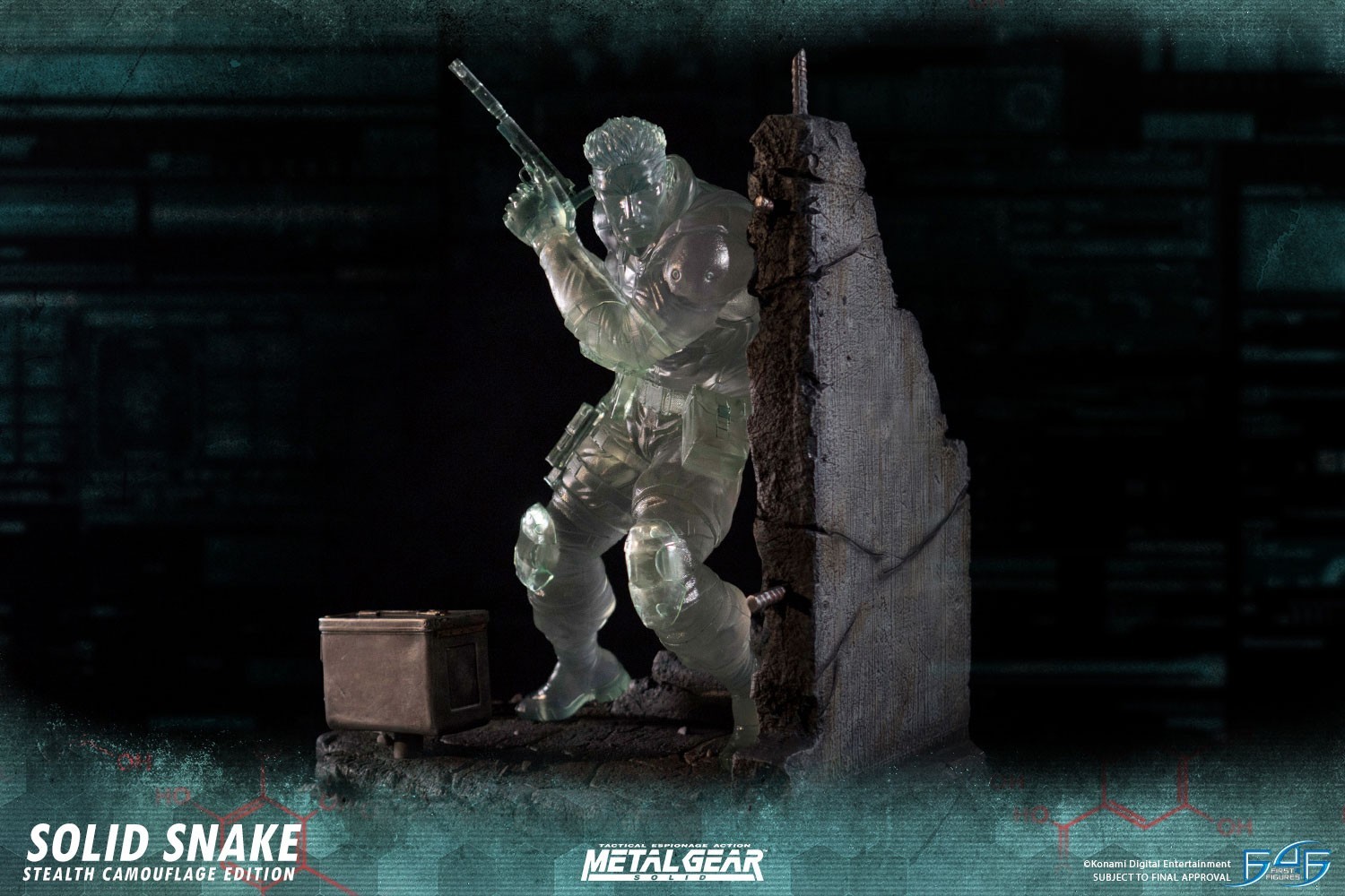 Metal Gear Solid - Solid Snake - 1/4 - Stealth Camouflage Edition (First 4 Figures) photo 50