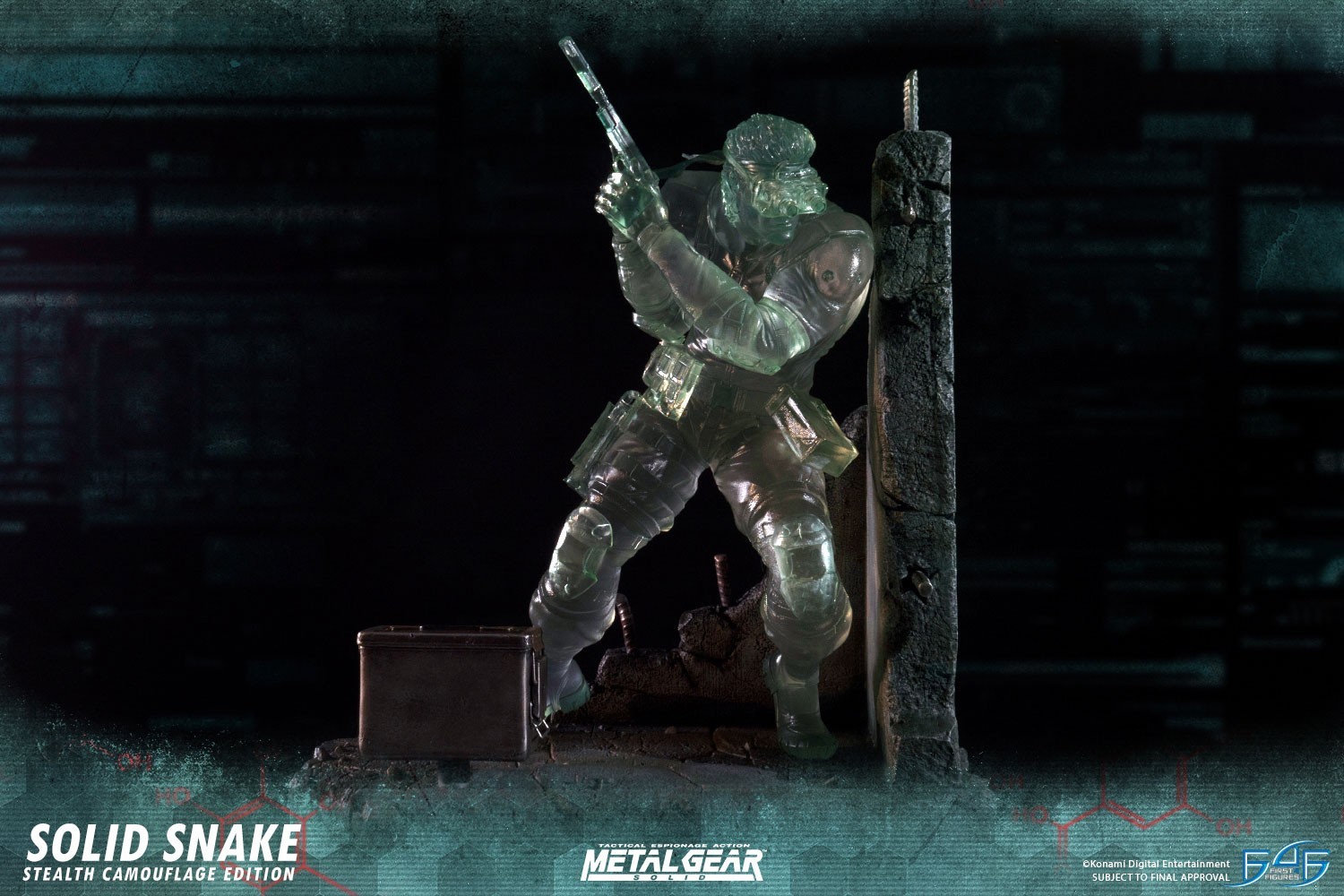 Metal Gear Solid - Solid Snake - 1/4 - Stealth Camouflage Edition (First 4 Figures) photo 51