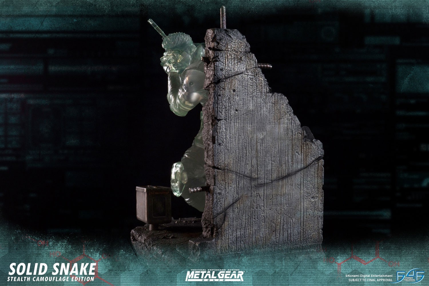 Metal Gear Solid - Solid Snake - 1/4 - Stealth Camouflage Edition (First 4 Figures) photo 54