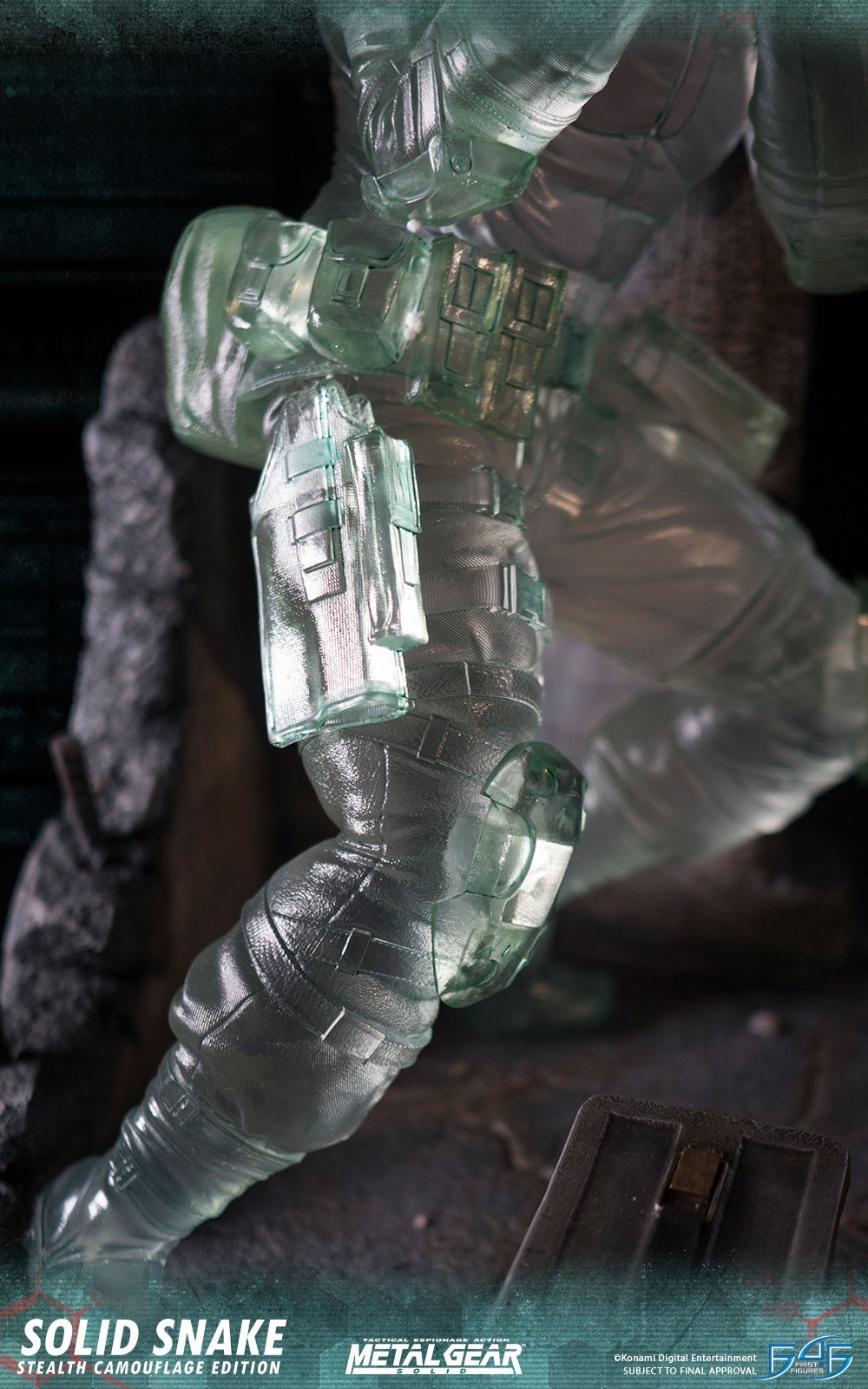 Metal Gear Solid - Solid Snake - 1/4 - Stealth Camouflage Edition (First 4 Figures) photo 57