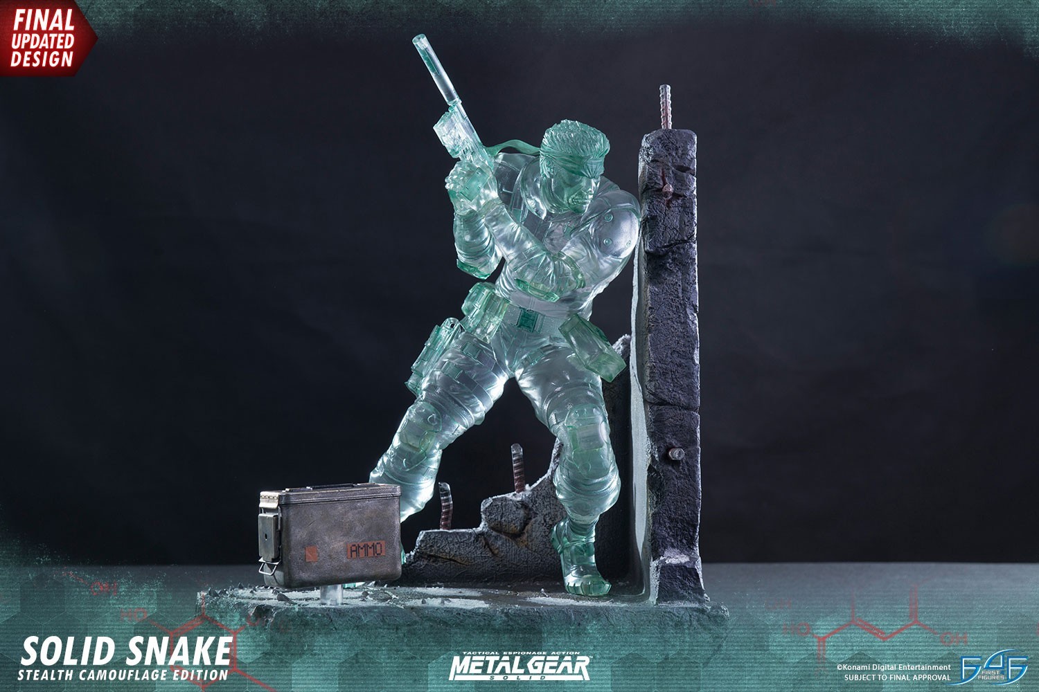 Metal Gear Solid - Solid Snake - 1/4 - Stealth Camouflage Edition (First 4 Figures) photo 58