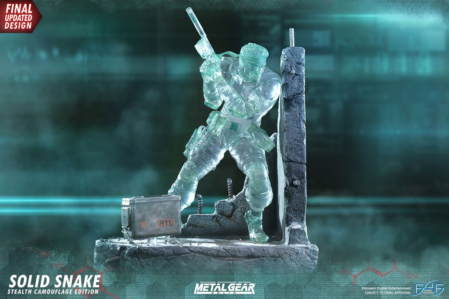 Metal Gear Solid - Solid Snake - 1/4 - Stealth Camouflage Edition (First 4 Figures) photo 59