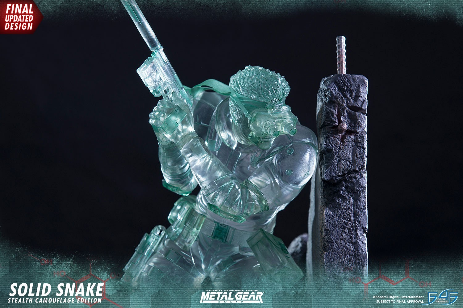 Metal Gear Solid - Solid Snake - 1/4 - Stealth Camouflage Edition (First 4 Figures) photo 61