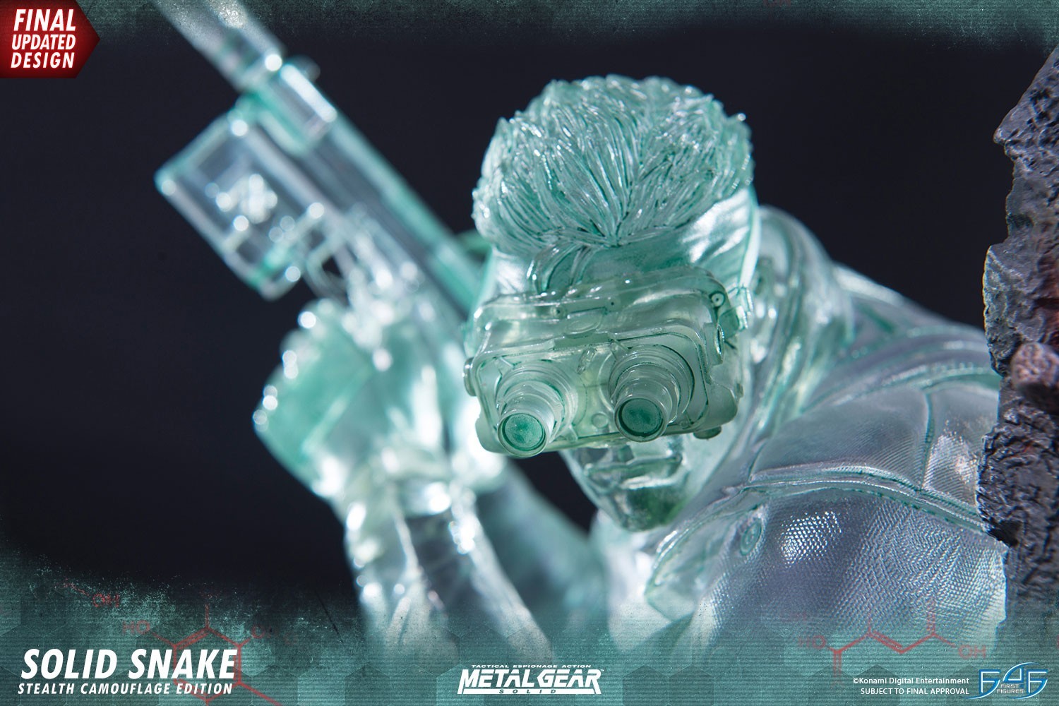 Metal Gear Solid - Solid Snake - 1/4 - Stealth Camouflage Edition (First 4 Figures) photo 62