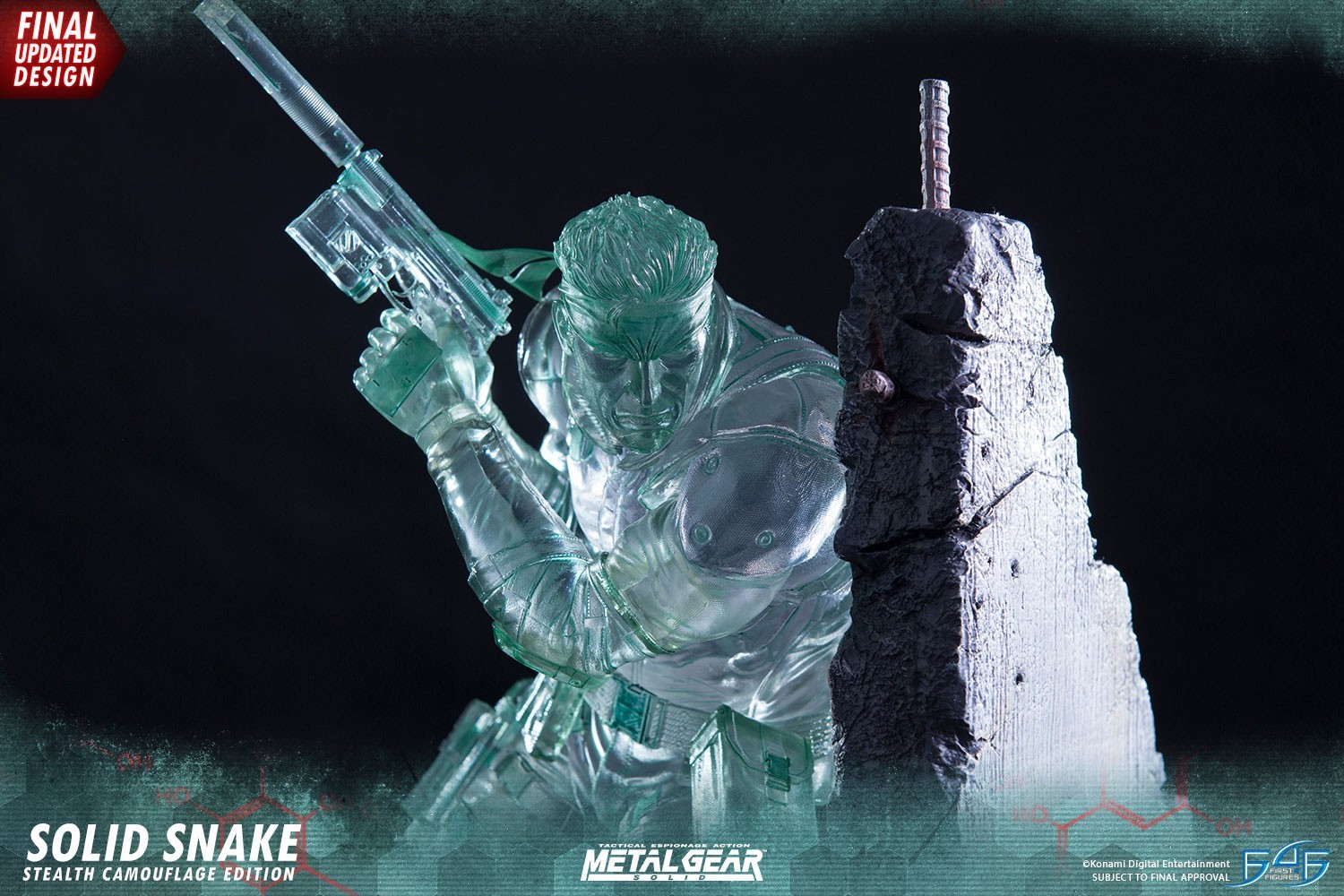 Metal Gear Solid - Solid Snake - 1/4 - Stealth Camouflage Edition (First 4 Figures) photo 64