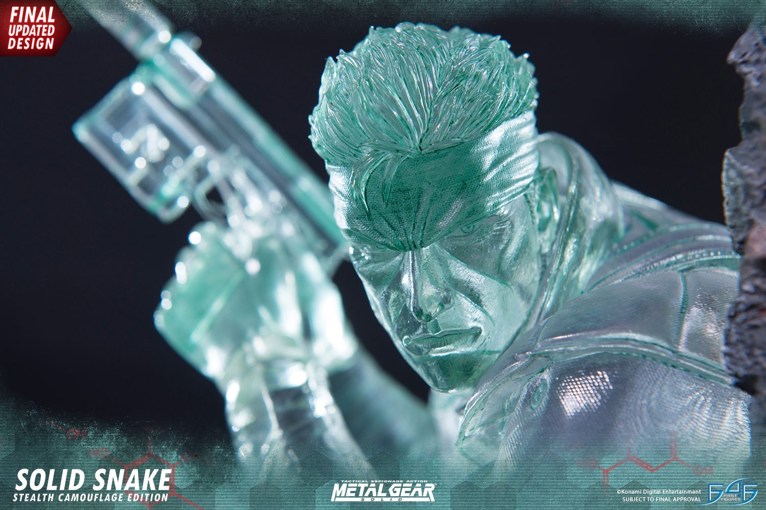 Metal Gear Solid - Solid Snake - 1/4 - Stealth Camouflage Edition (First 4 Figures) photo 67