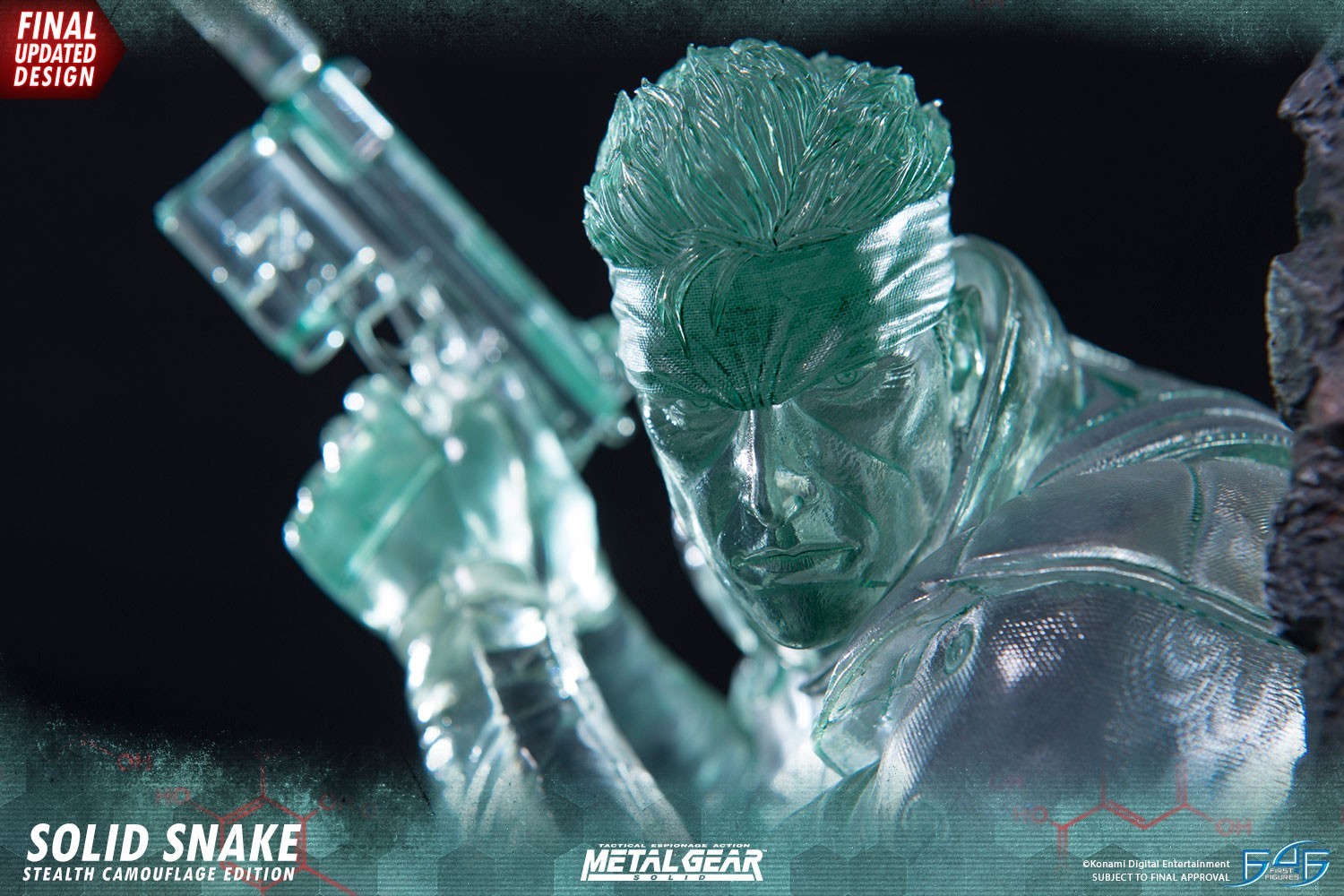 Metal Gear Solid - Solid Snake - 1/4 - Stealth Camouflage Edition (First 4 Figures) photo 68