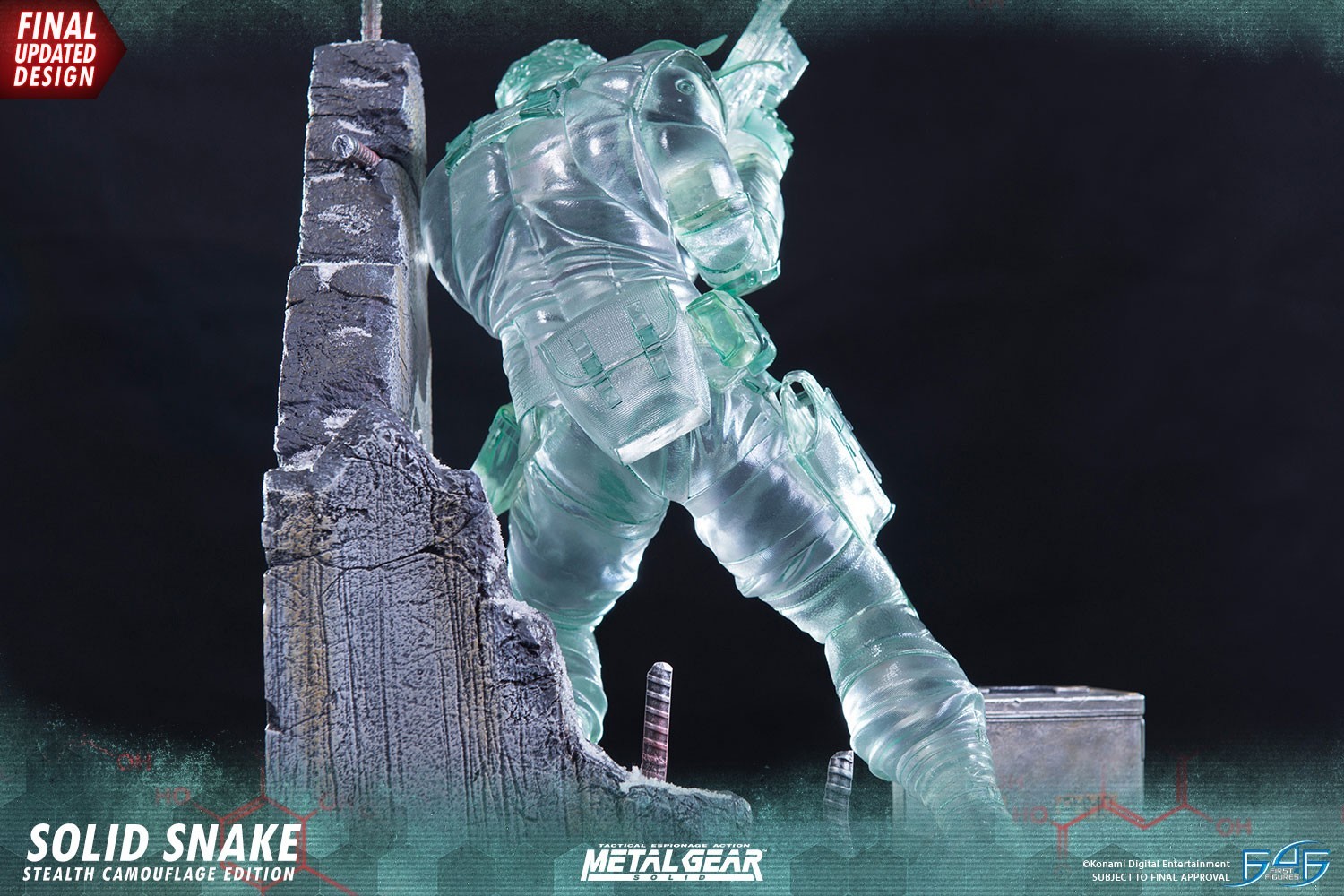 Metal Gear Solid - Solid Snake - 1/4 - Stealth Camouflage Edition (First 4 Figures) photo 69