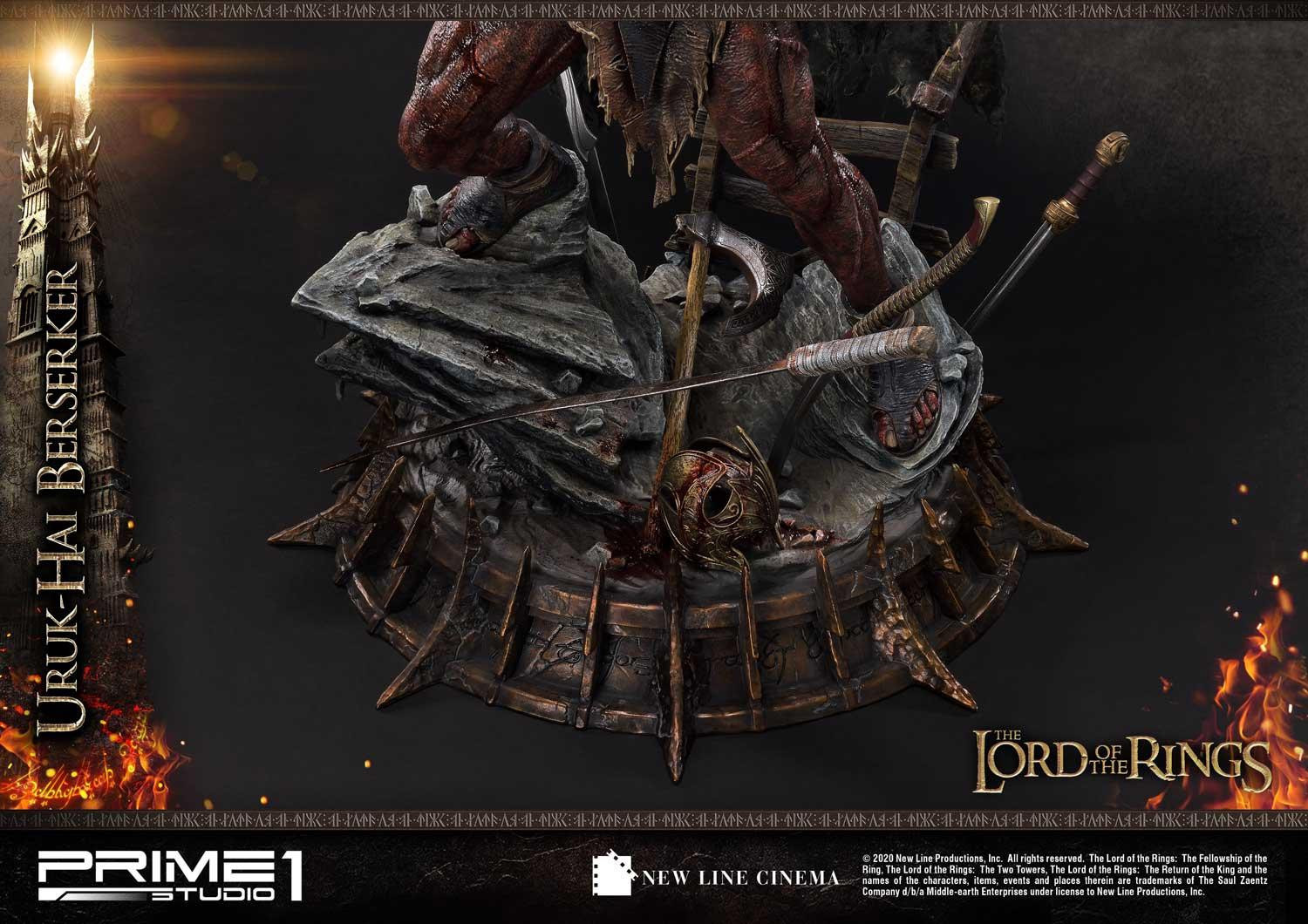 Lord of the Rings: The Two Towers - Uruk-Hai Berserker - Premium Masterline  (PMLOTR-04) - 1/4 (Prime 1 Studio)