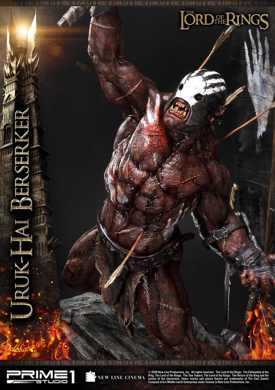 Lord of the Rings: The Two Towers - Uruk-Hai Berserker - Premium Masterline (PMLOTR-04) - 1/4 (Prime 1 Studio) photo 3