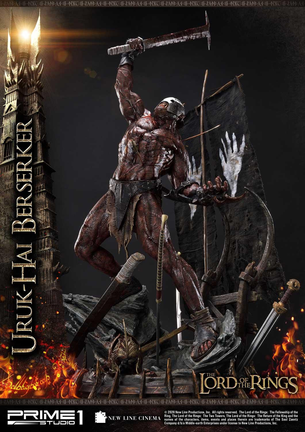 Lord of the Rings: The Two Towers - Uruk-Hai Berserker - Premium Masterline (PMLOTR-04) - 1/4 (Prime 1 Studio) photo 5